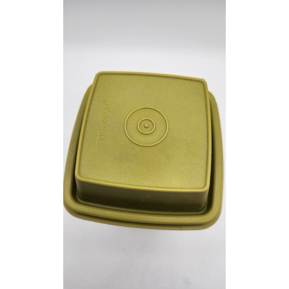 Vintage Tupperware Green Pick-A-Deli Pickle Keeper # 1330-5 w/ lid/tray - Picture 5 of 6